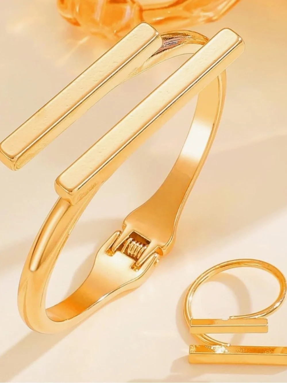 Anthropologie elegant gold